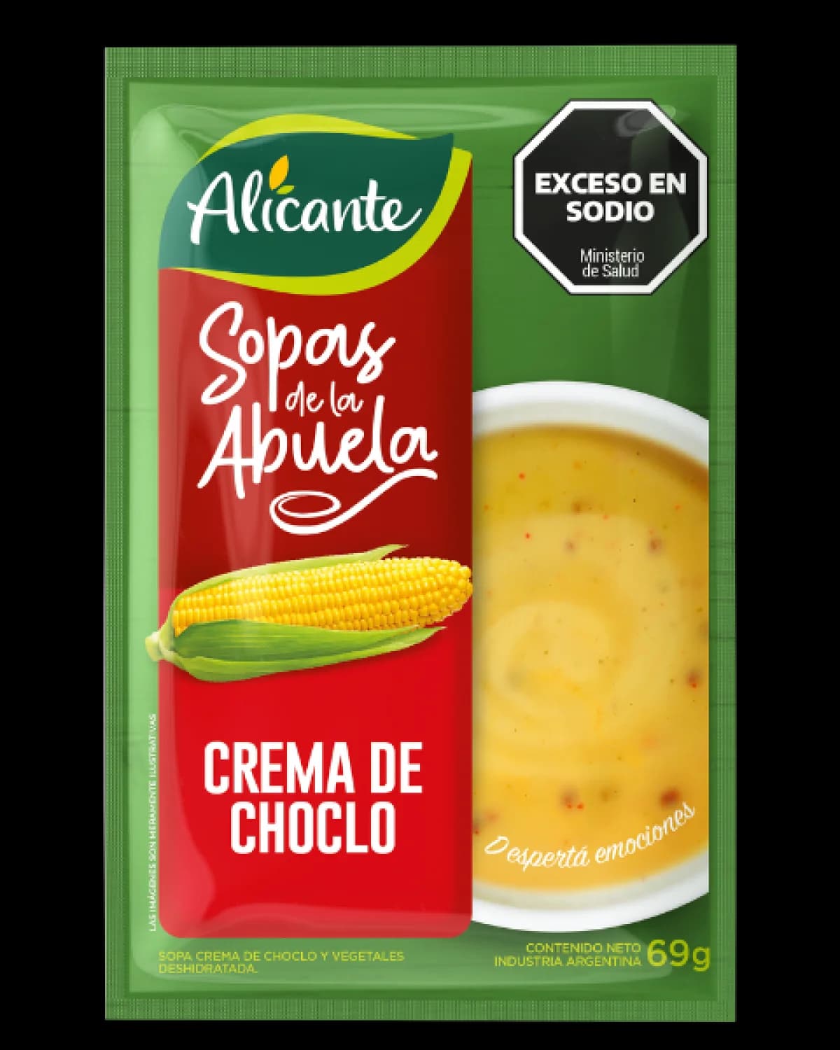 Sopas de la abuela crema de choclo Alicante