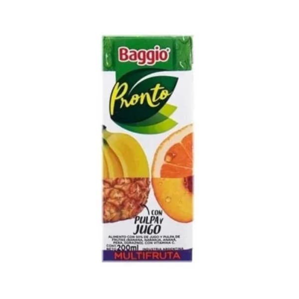 Jugo Baggio Multifruta 200ml