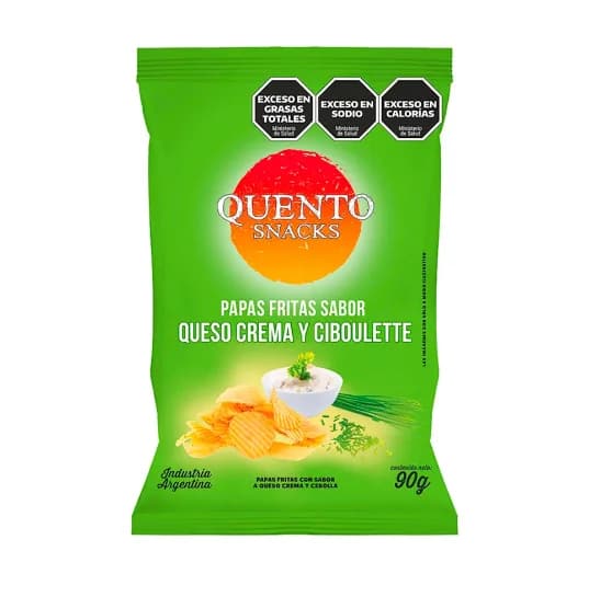 Papas Crema y Cebolla Quentos 82g