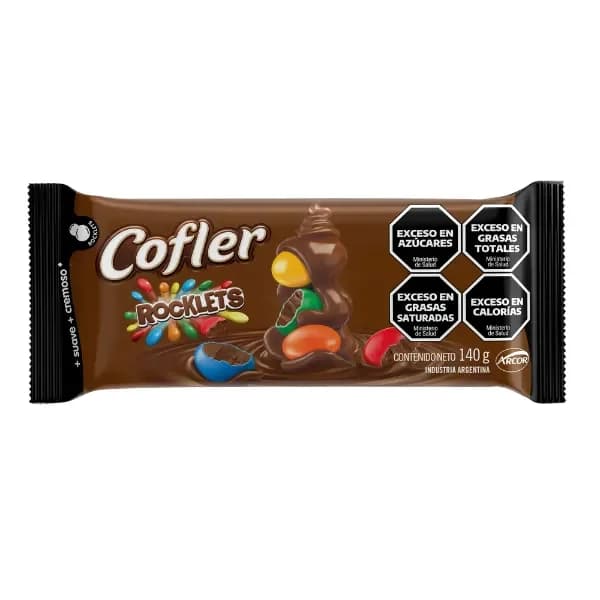 Chocolate Cofler de Leche con Rocklets 55g