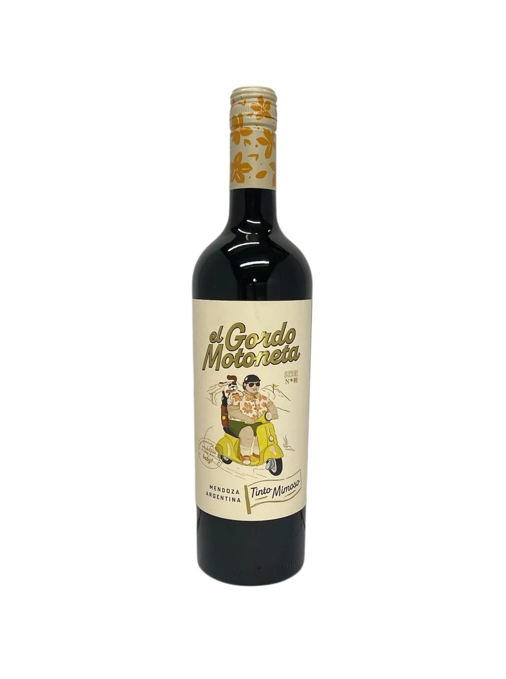 Vino el gordo motoneta Malbec