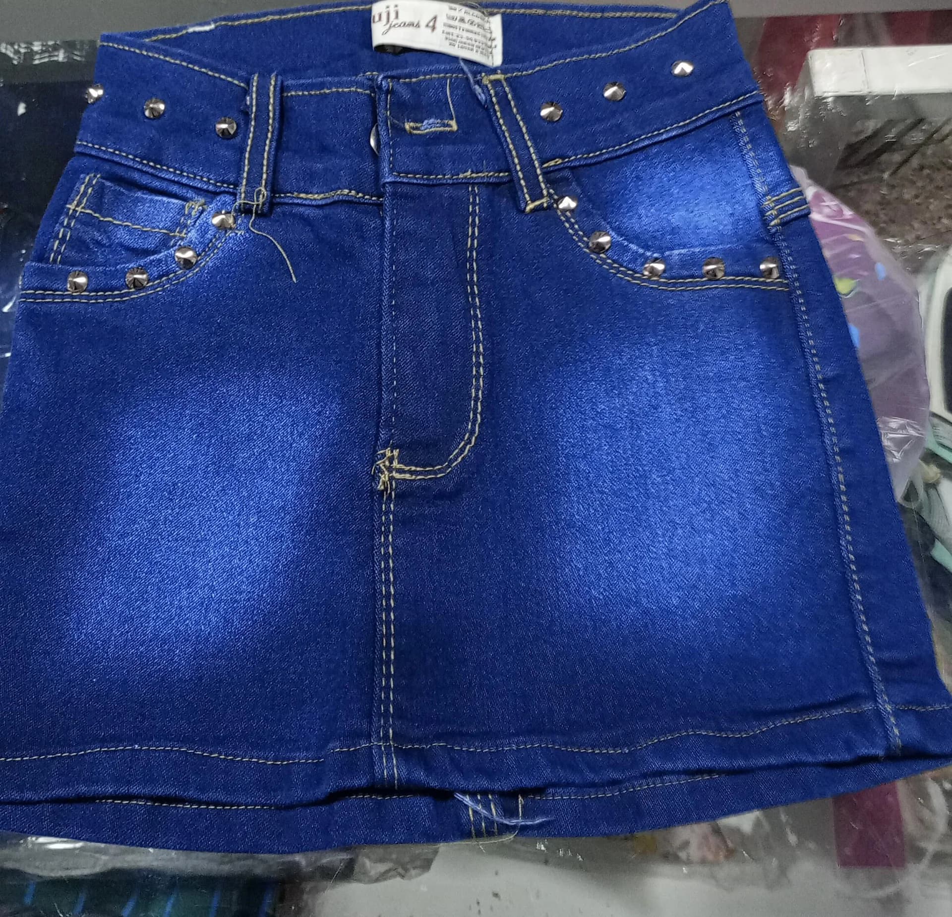 FALDA JEANS AZUL LIQUIDACION