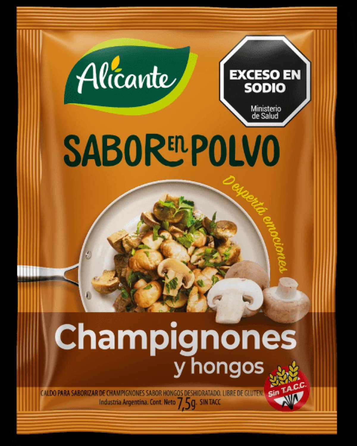 Sabor en polvo Champignones y hongos