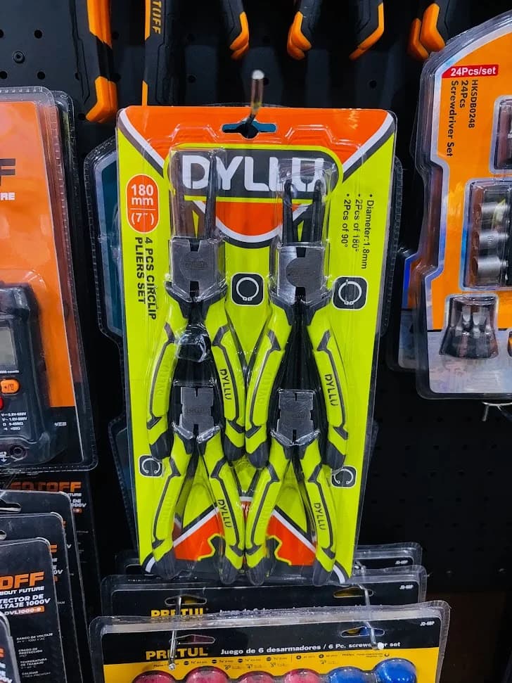 Set 4 pinzas seeger Dyllu