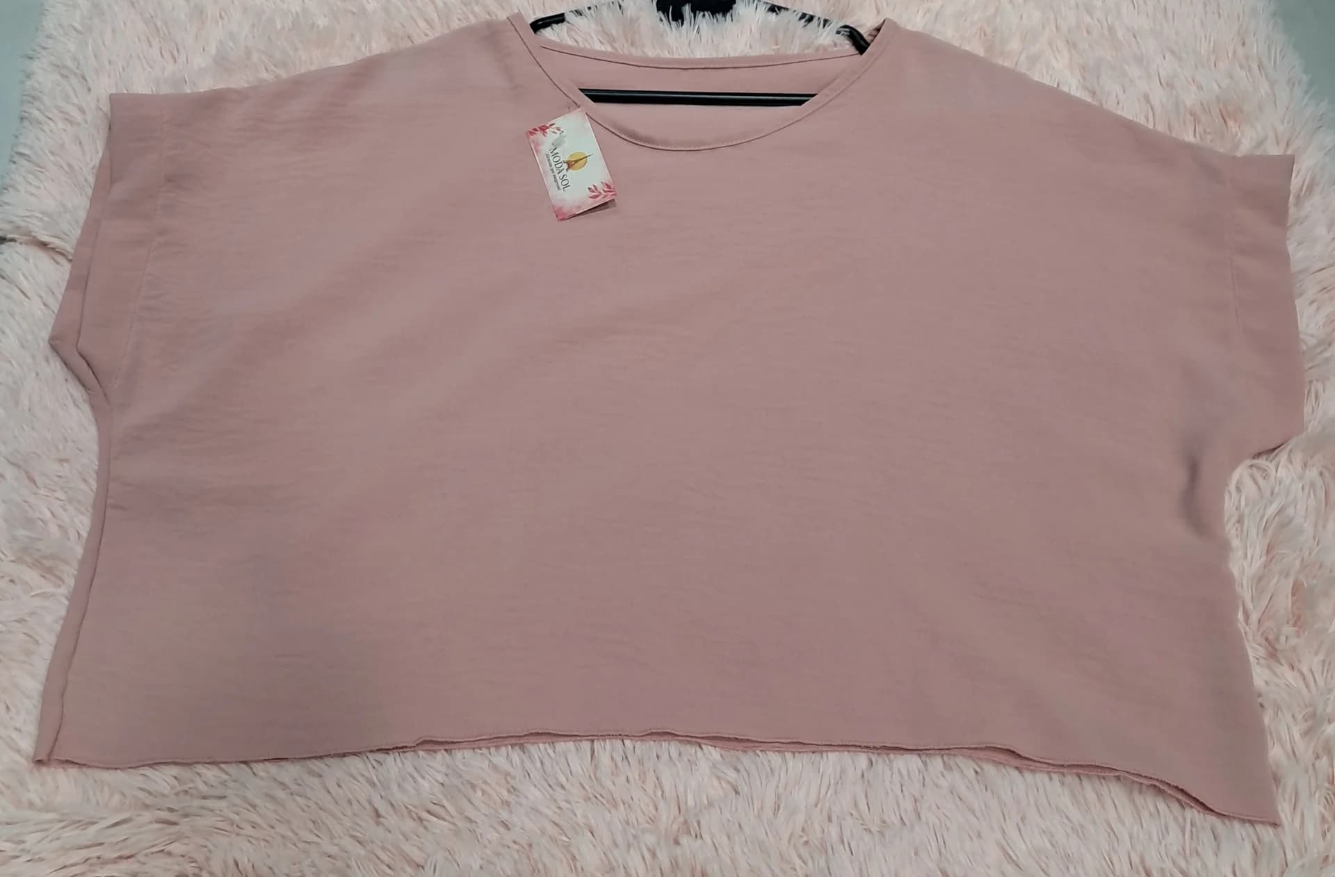 REMERA CREPÉ MANGA CORTA