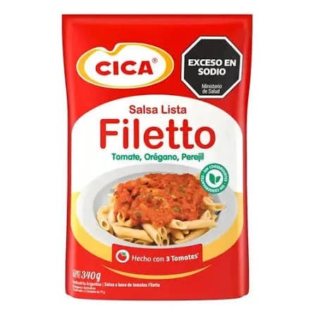 Salsa lista filetto 340g cica