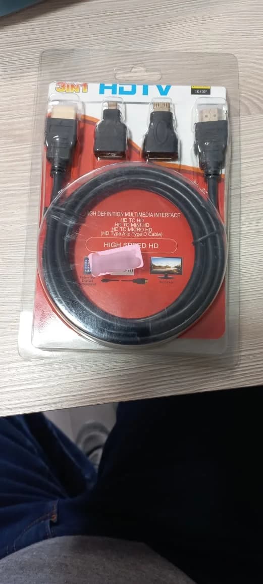 CABLE HDTV 3 EN 1