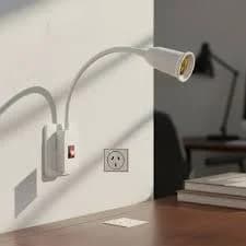 ADAPTADOR FLEXIBLE CON INTERRUPTOR PARA FOCO