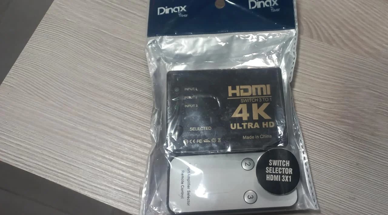 SWITCH SELECTOR HDMI 4K 3X1 C/CONTROL