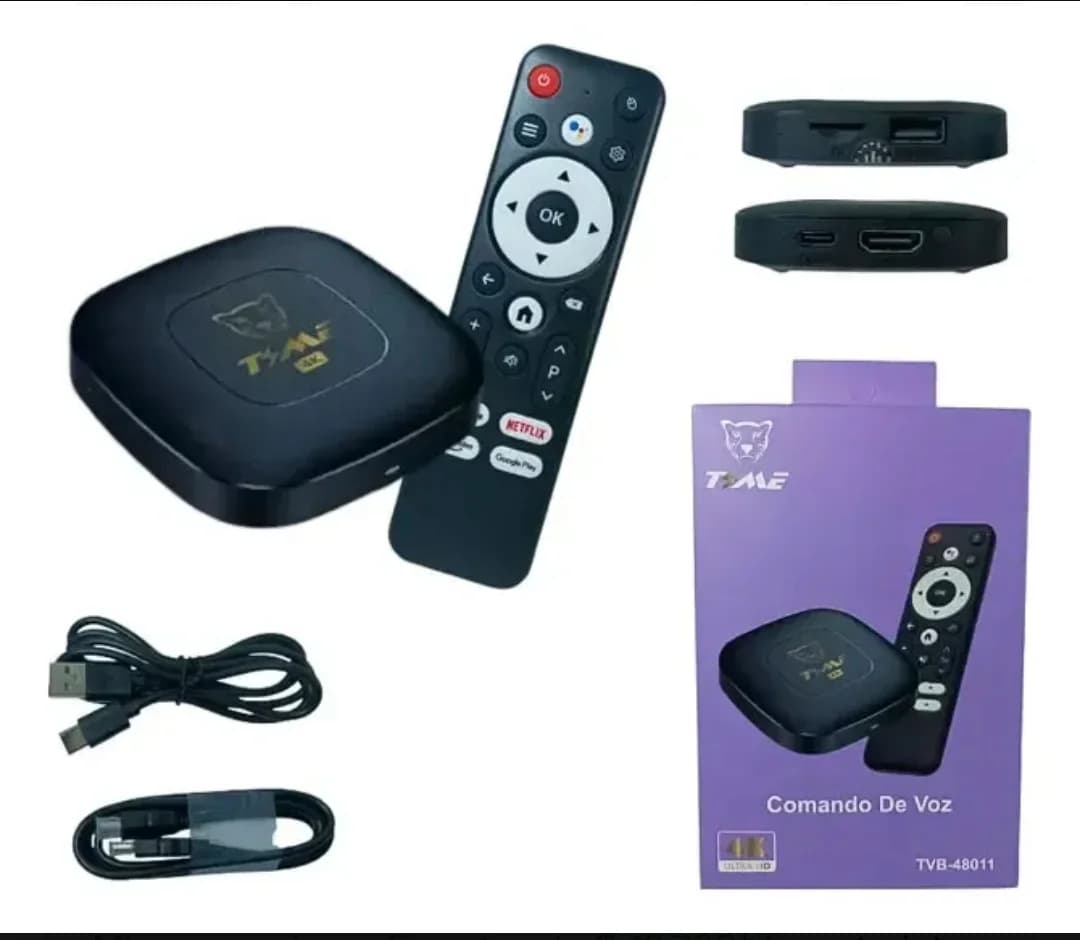 CONVERTIDOR TV BOX COMANDO DE VOZ TIME