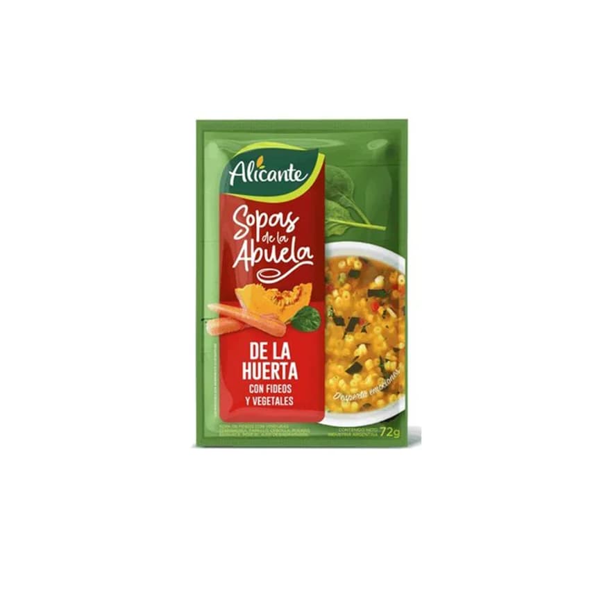 Sopas de la abuela De la huerta Alicante