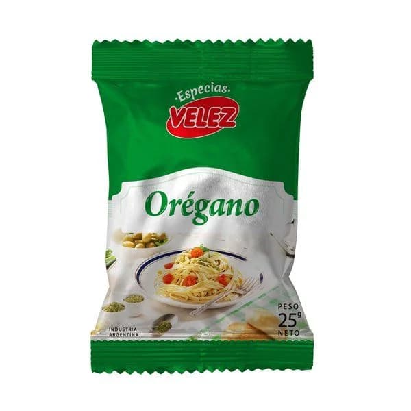 Condimento Oregano Velez 25g