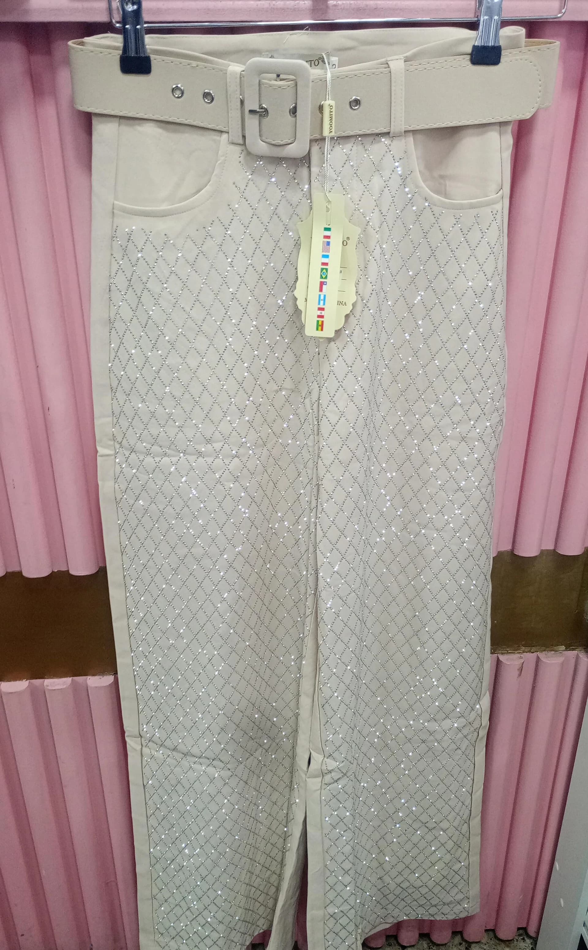 PANTALÓN STRASS ROMBO
