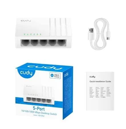 cudy switch 5 puertos