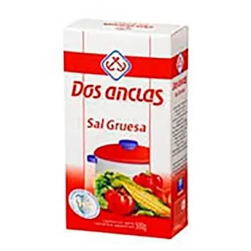 DOS ANCLAS SAL GRUESA ESTUCHE X500