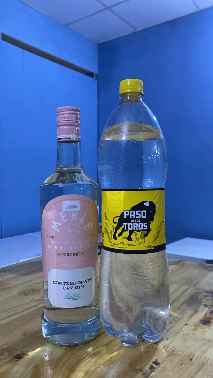 COMBO GIN MERLE BOTANICALS 750ML + AGUA TONICA PASO DE LOS TOROS 1.5L