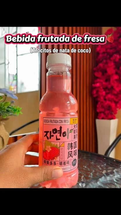 BEBIDA COREANA SABOR FRUTILLA