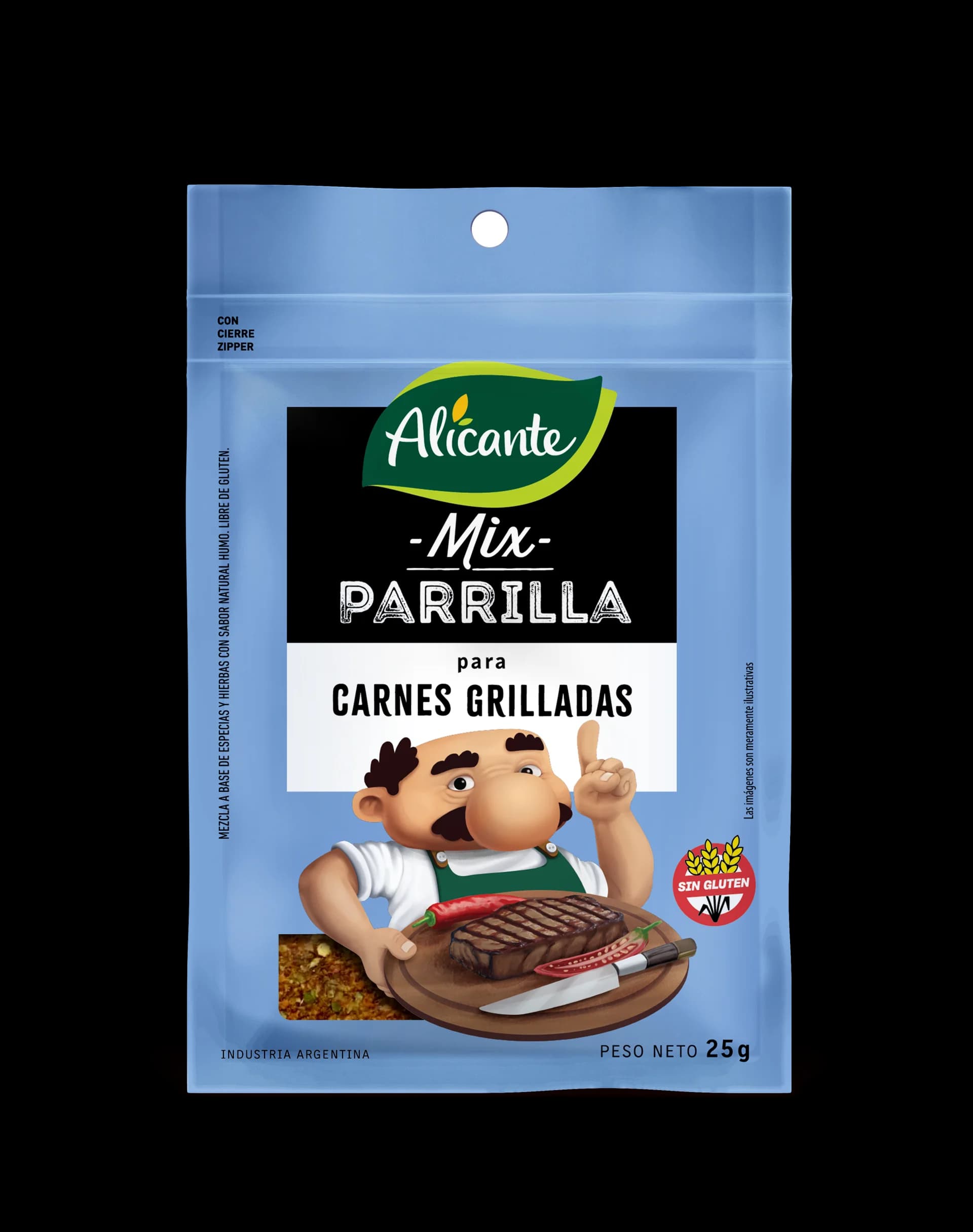 Condimento alicante Carnes grilladas 25g Mix parrilla