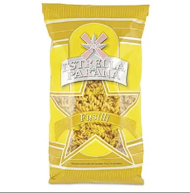 Fideo Estrella del Parana Fusilli 500g
