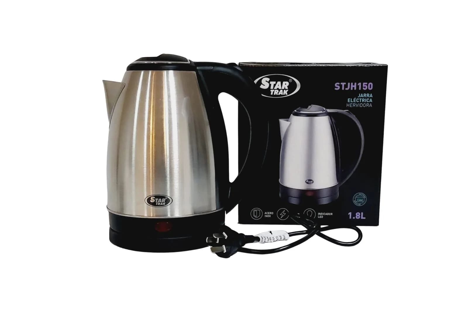 PAVA HERVIDORA ACERO INOX, 1,8L - STAR TRAK