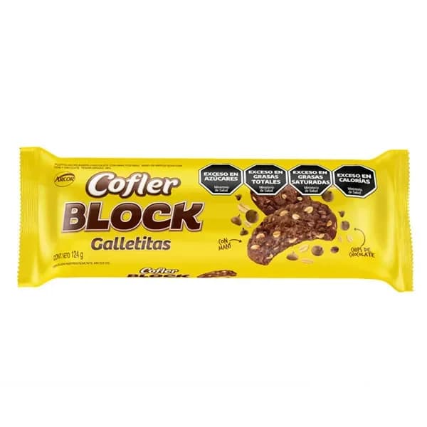 Galletitas Cofler Block 124g