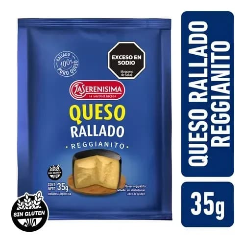 LA SERENISIMA QUESO RALLADO X 35g