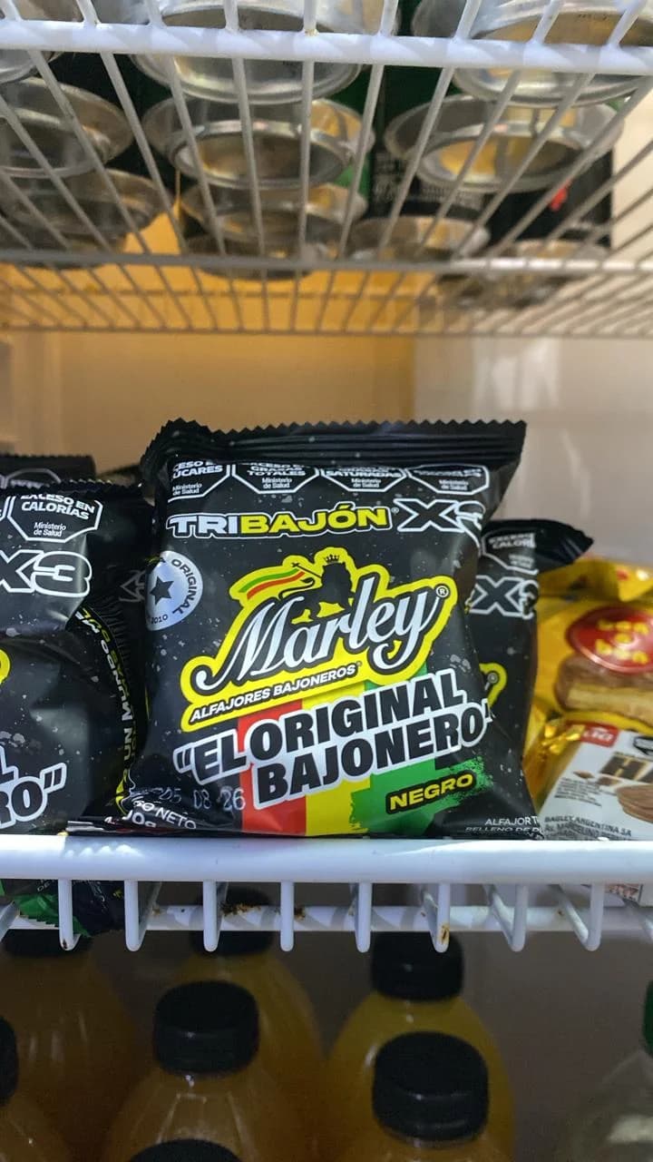 ALFAJOR MARLEY TRIPE NEGRO 100 GR