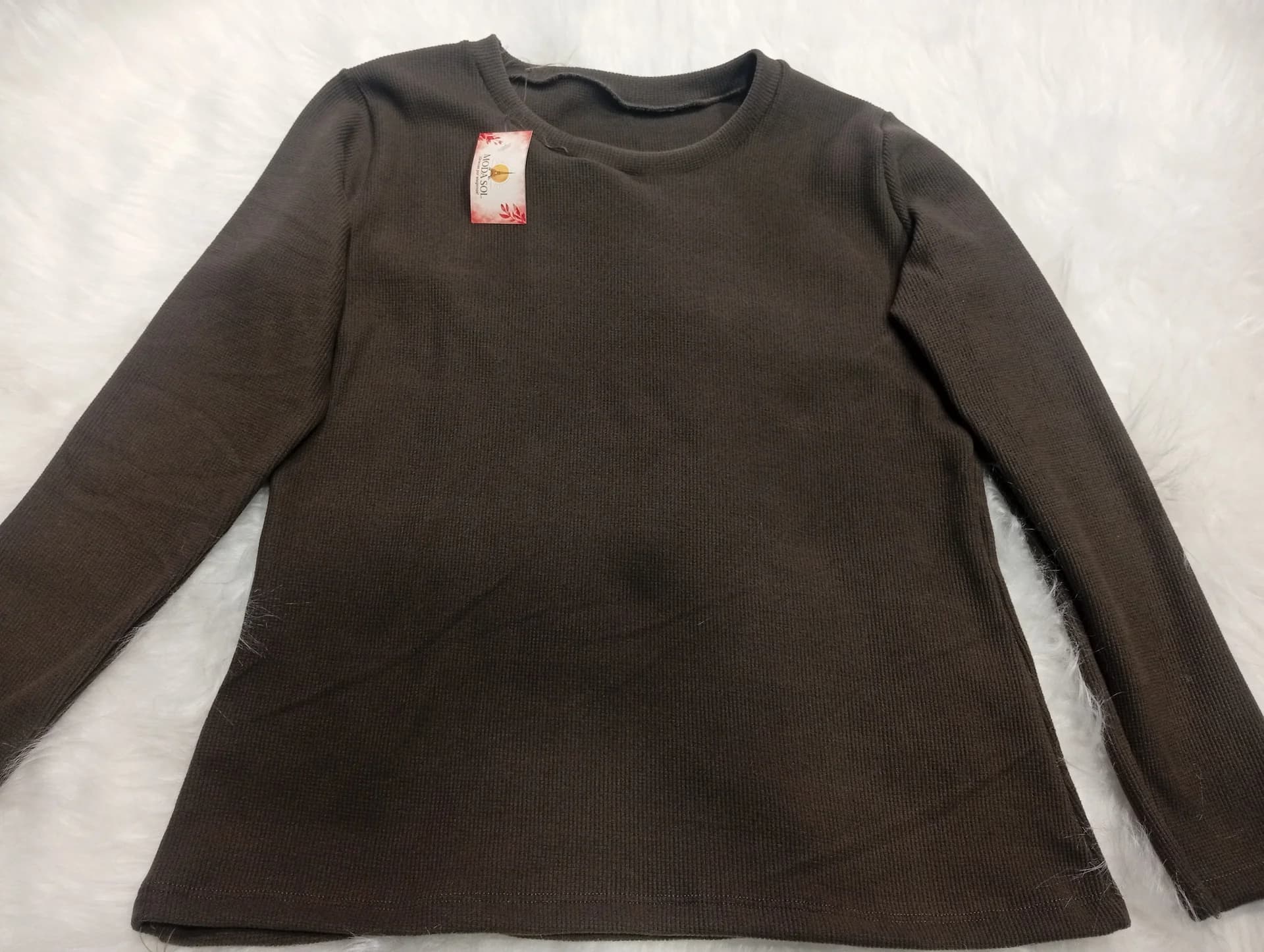 REMERA WAFFLE DE DAMA
