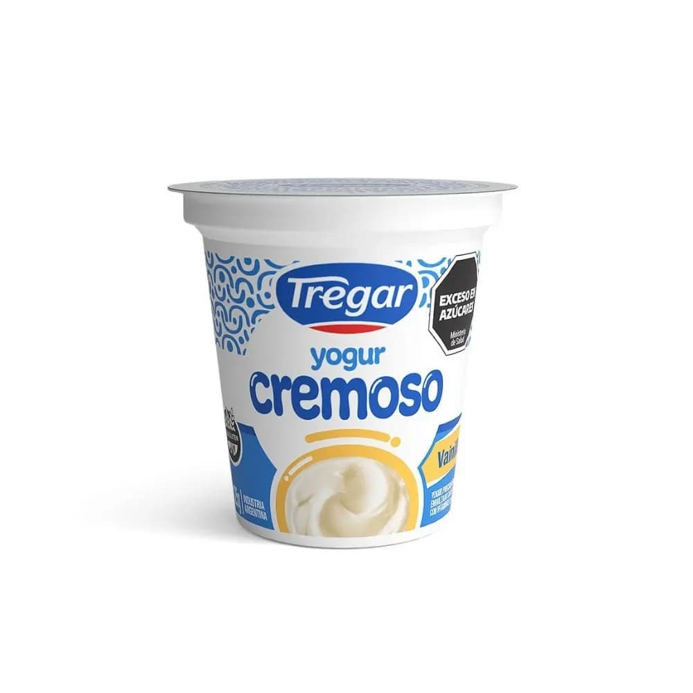 yogur cremoso 125g vainilla tregar