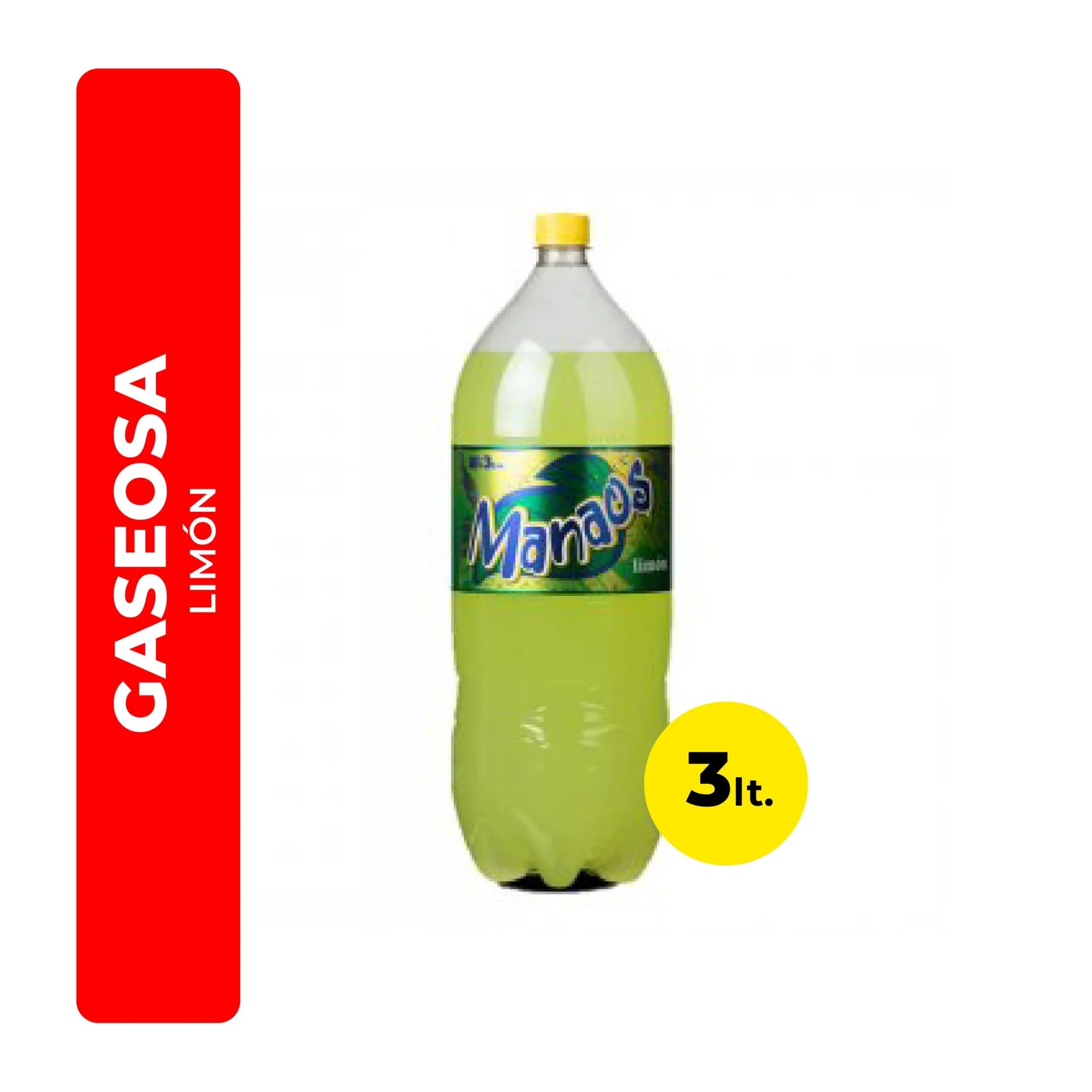 Gaseosa Manaos Limon 3L