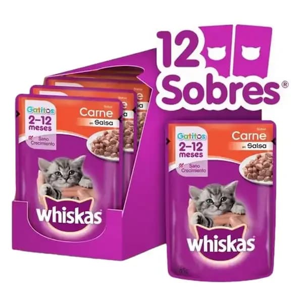 POUCH PEDIGREE Y WHISKAS X12 UNIDADES (CAJA ABIERTA O CERRADA)