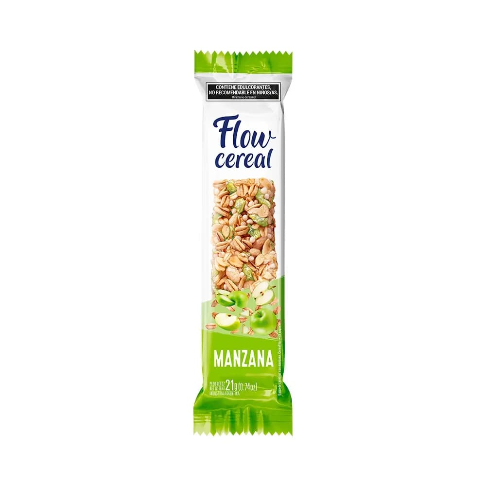 Barra Flow Cereal Manzana 23g