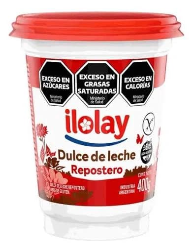 Dulce de leche repostero Ilolay 400g