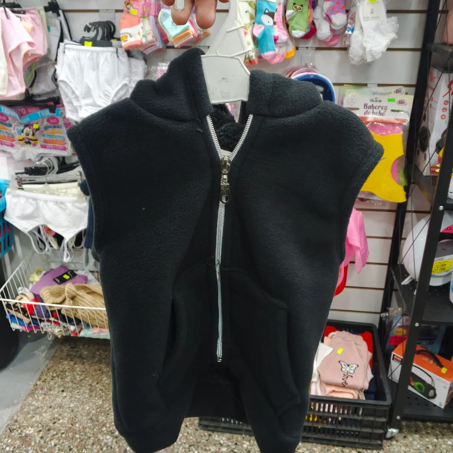 CHALECO PIEL POLAR BEBE