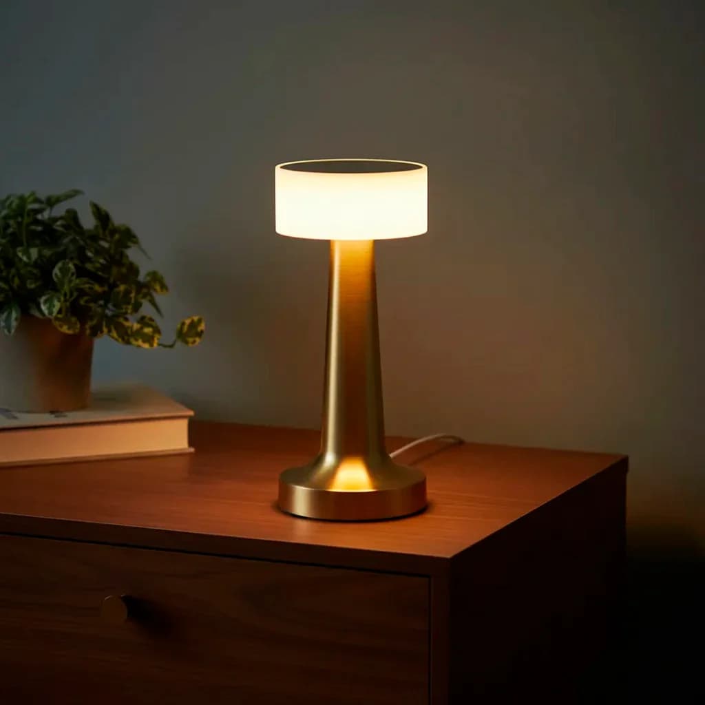 lampara velador de mesa