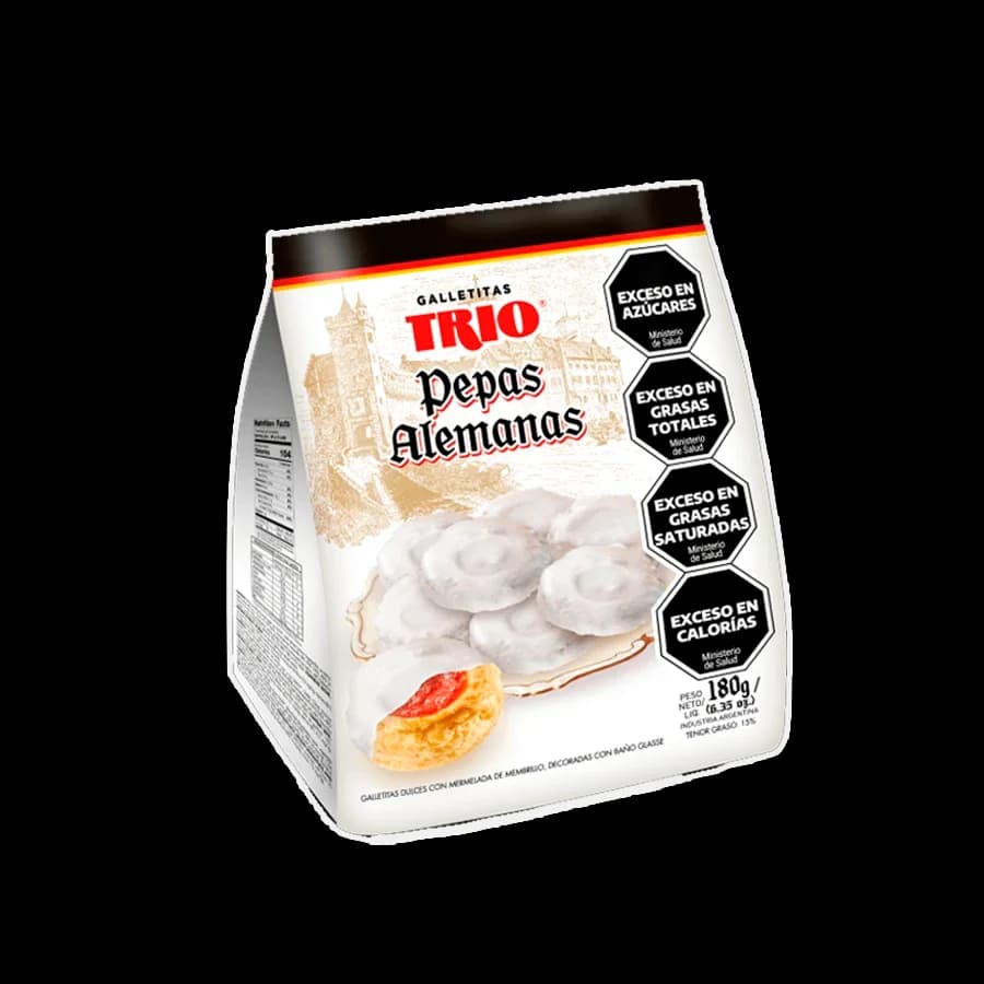Galletas Pepas Alemanas trio