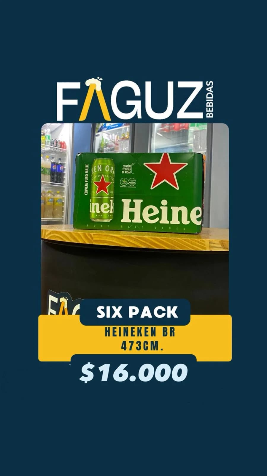 CERVEZA HEINEKEN LATA BR. 473 ML