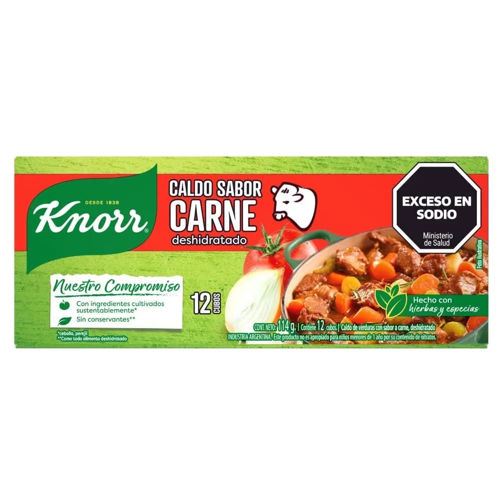 Caldo Knorr Carne x12