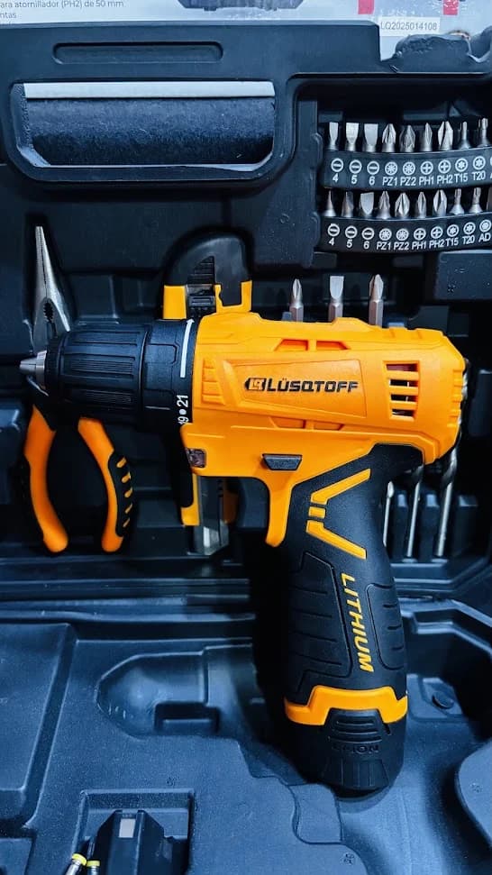 Taladro atornillador 12v Lusqtoff