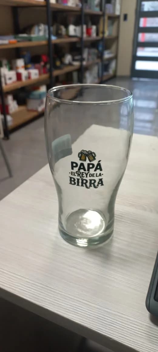 VASO CHOP VIDRIO - DIA DEL PADRE