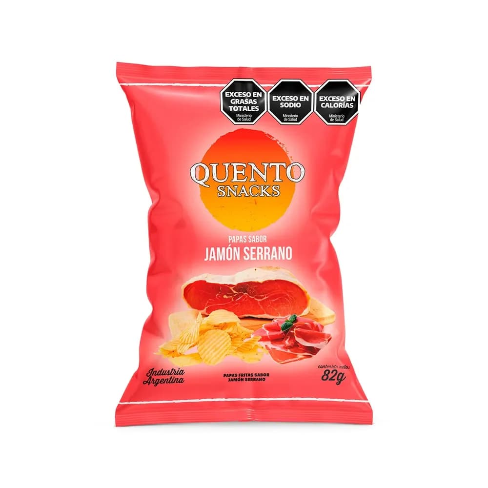 Papas Quento Jamon Serrano 82g