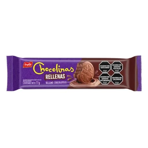 Chocolinas Rellenas de chocolate