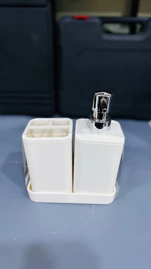 Set jabonera plastica