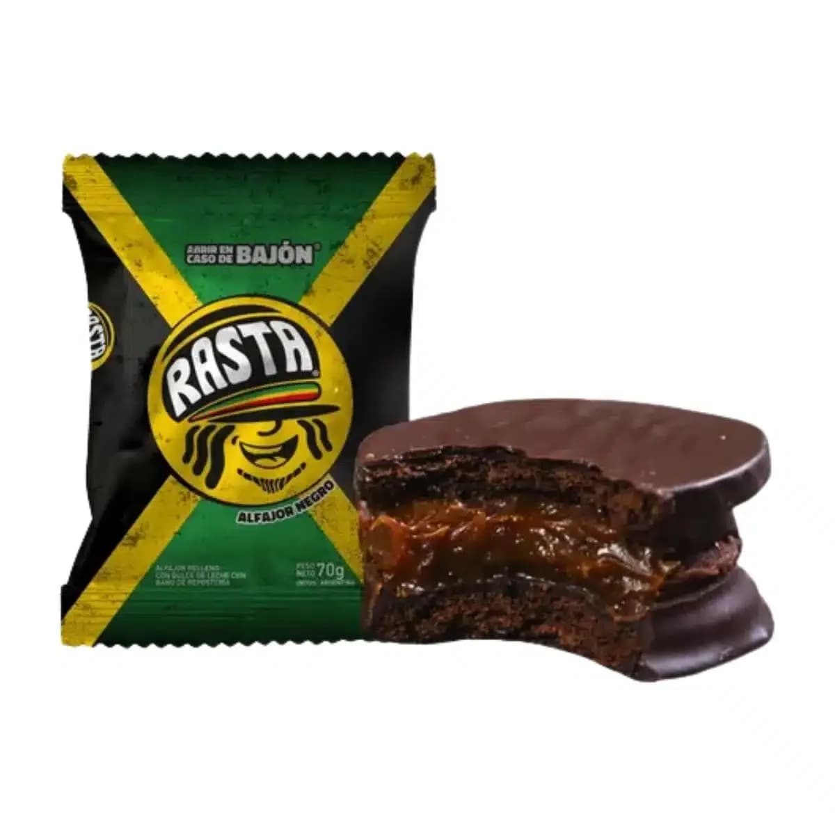 Alfajor rasta negro