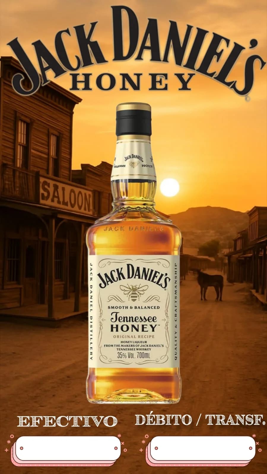 Jack Daniels Honey 1000 Ml