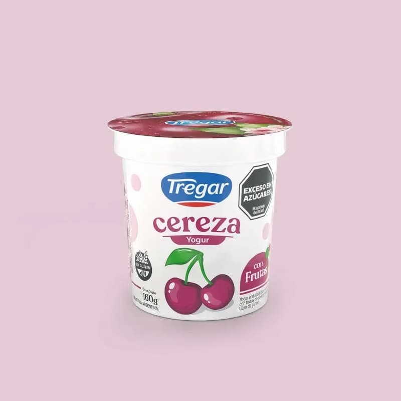 Yogur Tregar 160g Cereza con frutas