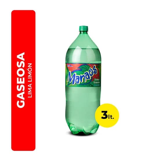 Gaseosa Manaos Lima Limon 3L