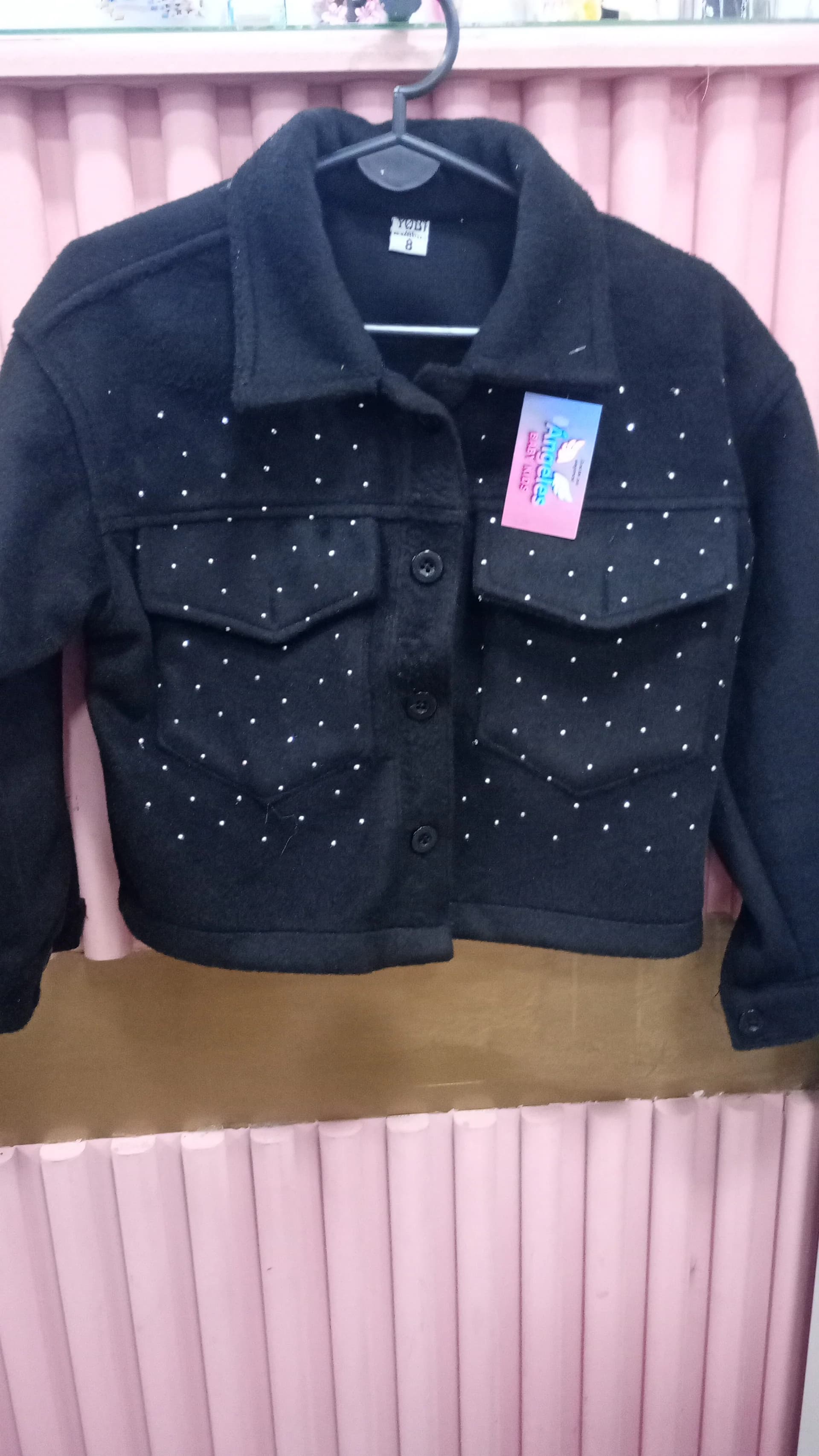 CHAQUETA POLAR CON BRILLO NENA