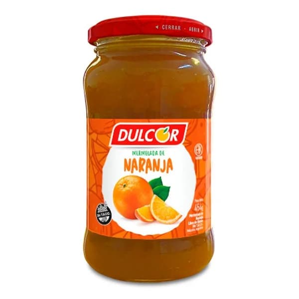 Mermelada Dulcor Naranja vidrio 454g