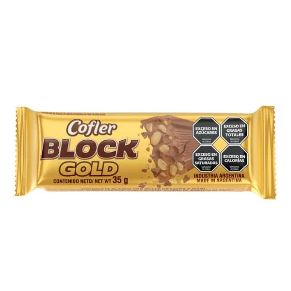 Chocolate Cofler Block Gold 35g
